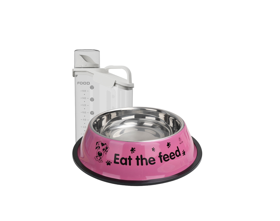 Pet Food Bowl + Feeder